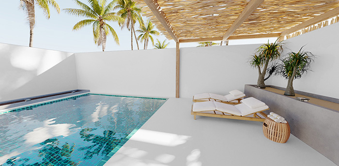 Swimming Pool tile visualizer preview